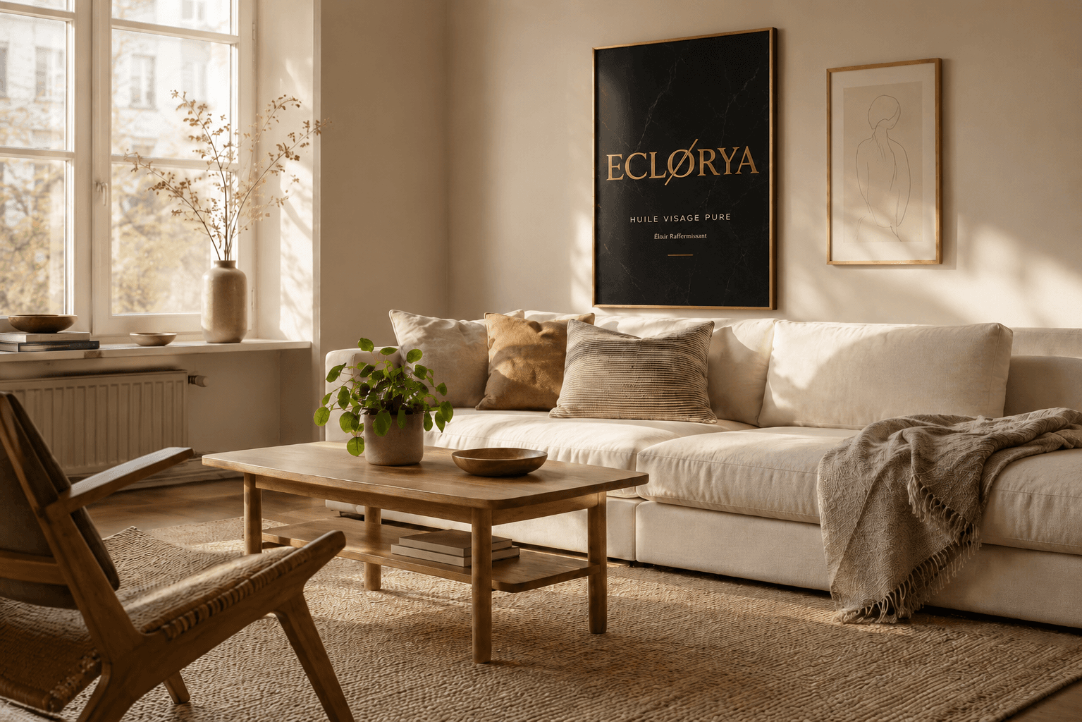 Décoration minimaliste — simple, chic et apaisant