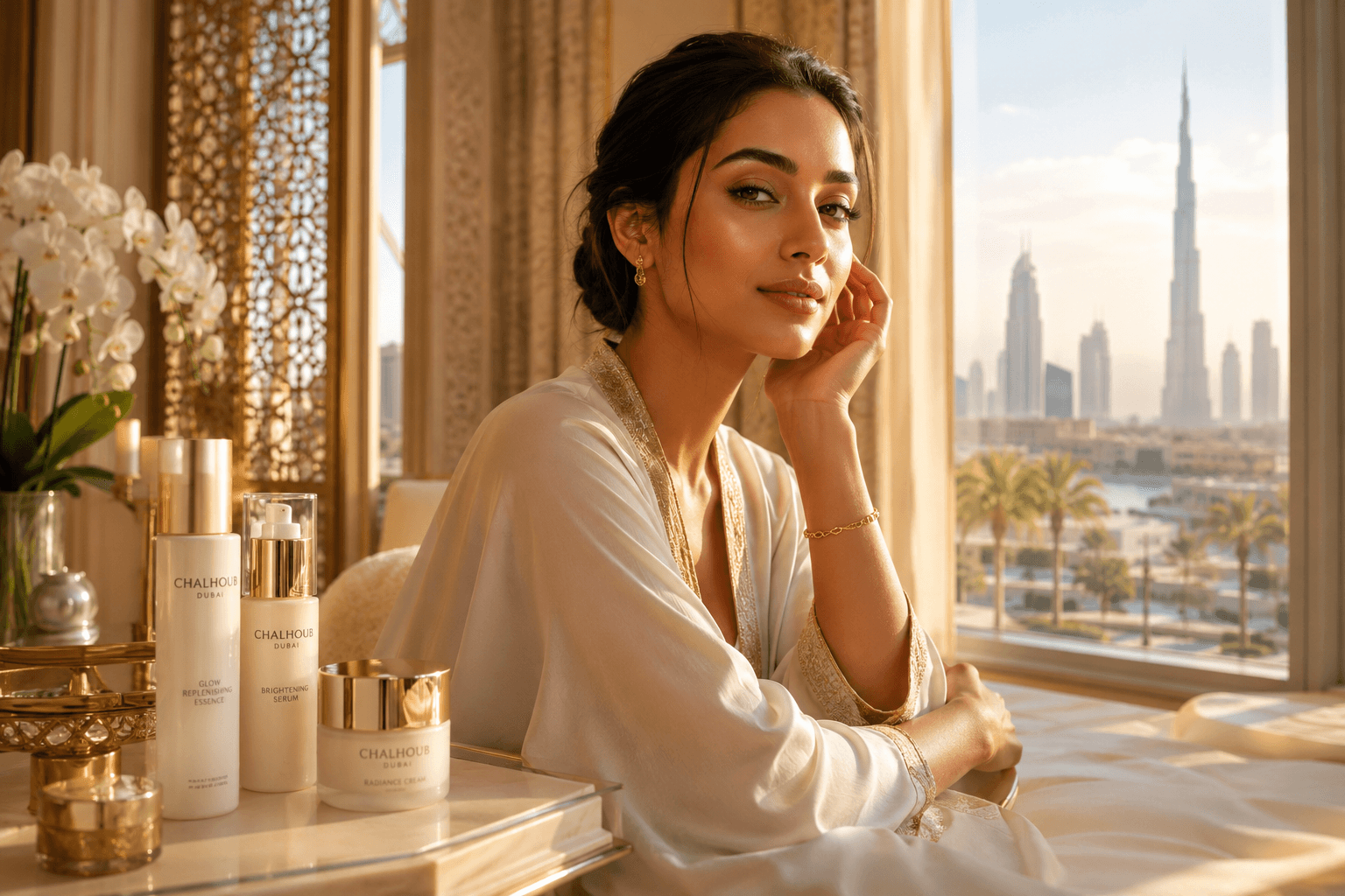 Gulf Skincare Secrets — How Emirati Women Maintain Glowing Skin in 45°C Heat