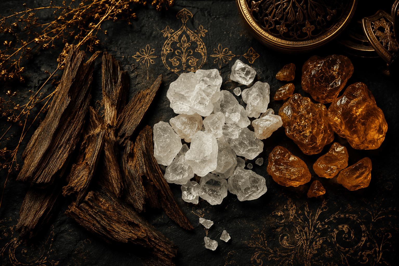Parfum d'Orient — oud, musc blanc, ambre : décryptage d'une tradition millénaire